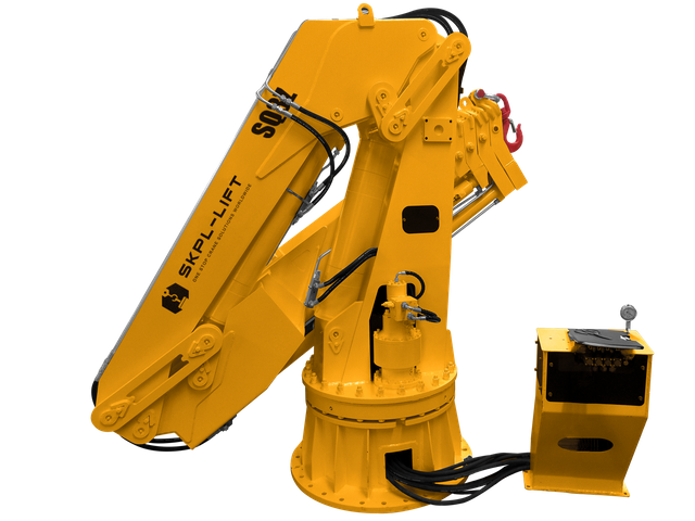 8 Ton Knuckle Boom Marine Crane 