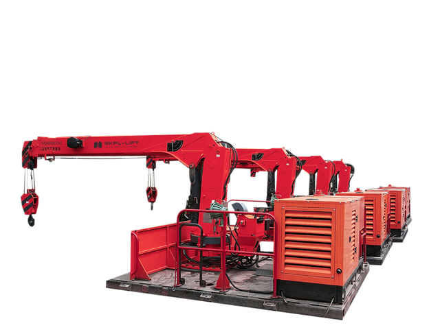 4 Ton Telescopic boom marine crane