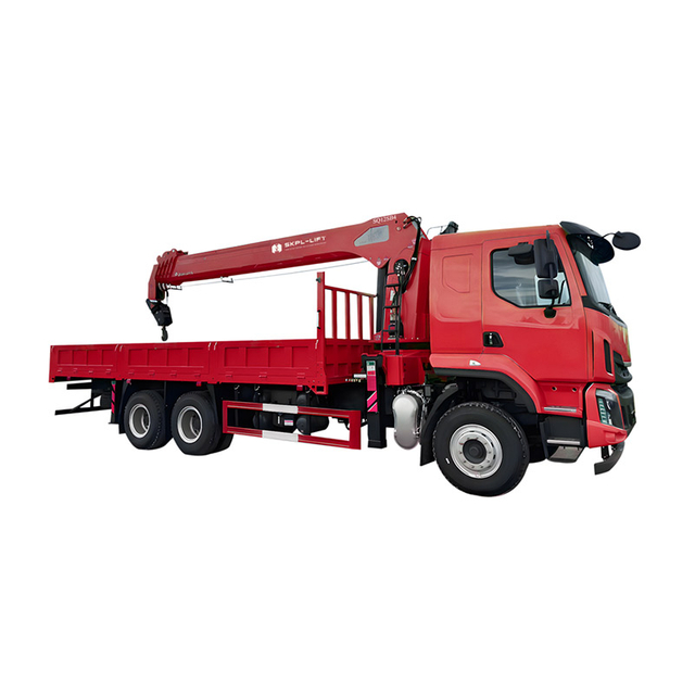 12 Ton Telescopic Boom Truck Mounted Crane