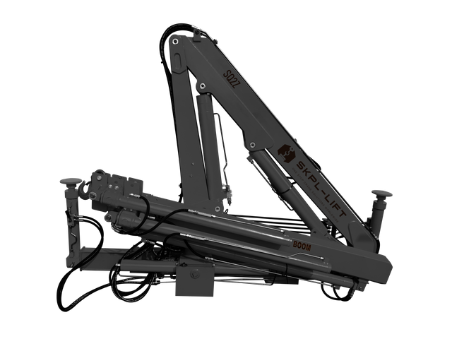 2-ton 3-section Knuckle Boom Truck Mounted Crane