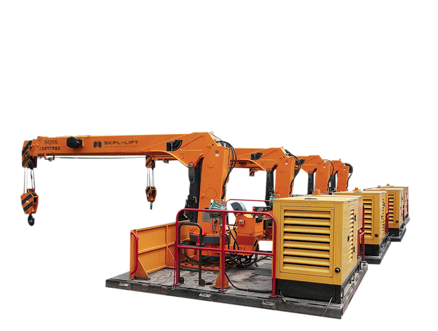 5 Ton Telescopic boom marine crane