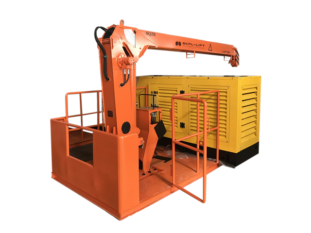 2Ton Telescopic boom marine crane