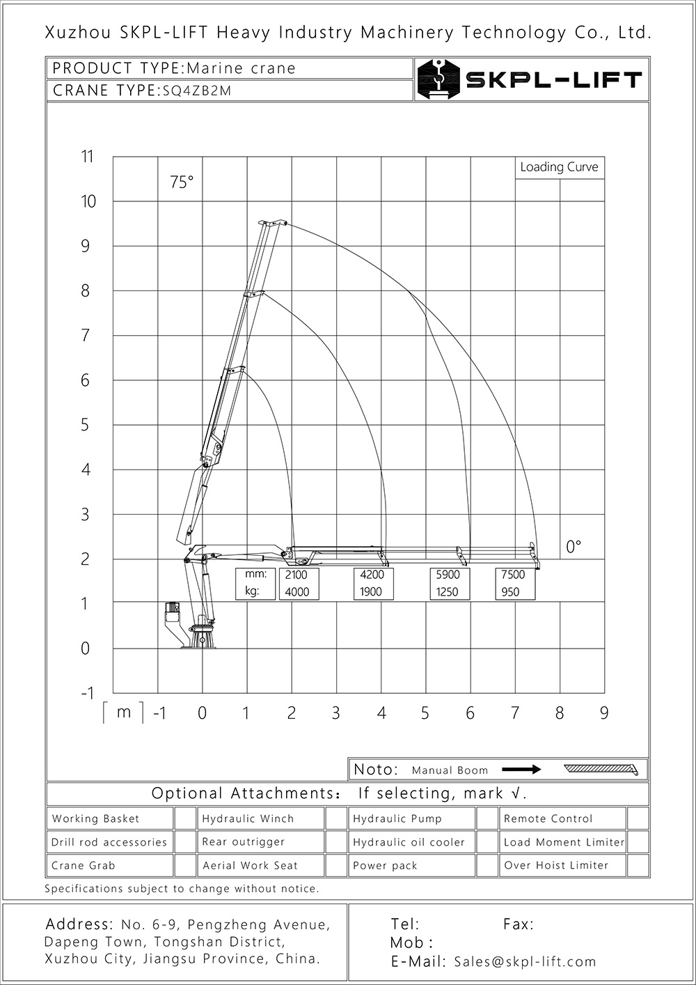 SQ4ZB2M Loading Curve Drawing