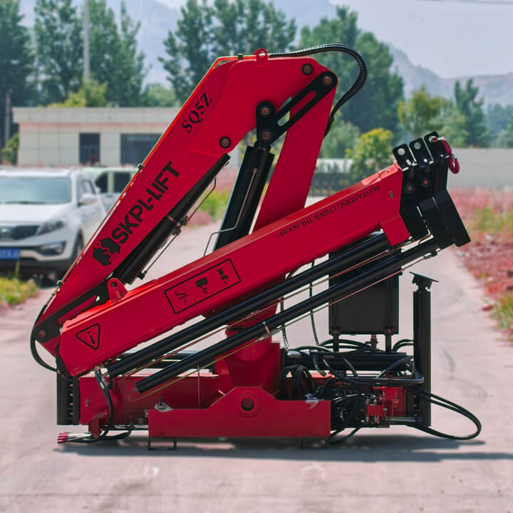 Truck Mounted Crane outdoor front view