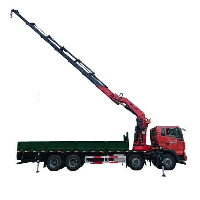 SKPL-LIFT SQ25Z 25 Ton Truck Crane HOWO Chassis Mounted Long Reach for Sale