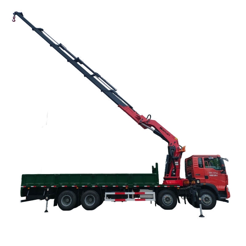 SKPL-LIFT SQ25Z 25 Ton Truck Crane HOWO Chassis Mounted Long Reach for Sale