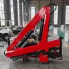 SKPL-LIFT 2 Ton Knuckle Boom Truck Crane Folded Front View Factory Display