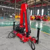 SKPL-LIFT SQ1Z 1 Ton Knuckle Boom Truck Crane Factory Side View for Sale