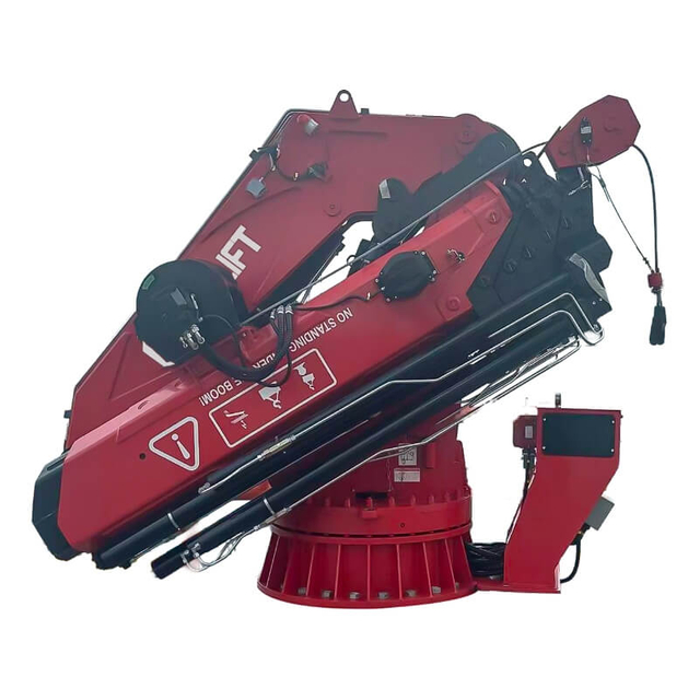 SKPL-LIFT SQ25ZM 25 Ton Heavy-Duty Knuckle Boom Marine Crane Manufacturer