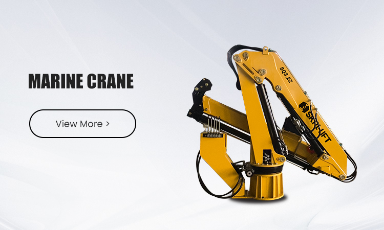 SKPL-LIFT Hydraulic Knuckle Boom Marine Deck Crane for Sale
