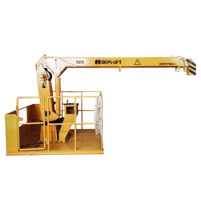 SKPL-LIFT SQ2SM 2 Ton Telescopic Boom Marine Crane Compact Design Supplier