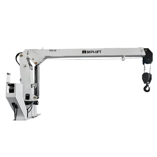 SKPL-LIFT SQ3SM 3 Ton Telescopic Boom Marine Crane CE Certified for Sale